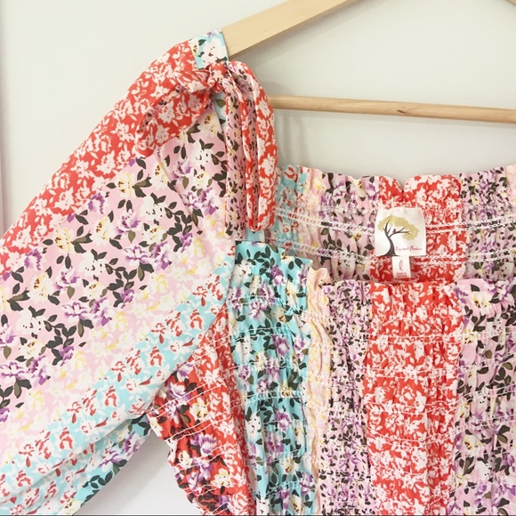 ANTHROPOLOGIE Boho Fig &Flower dress sz. L - Picture 3 of 5